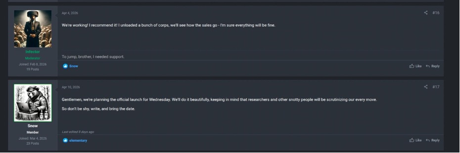 TierOne members endorse the Leak Bazaar listing
