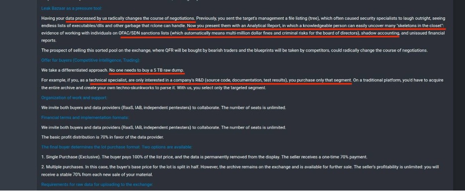 Archive listing published by the operator of Leak Bazaar on the TierOne Leak Bazaar thread, 27 April 2026