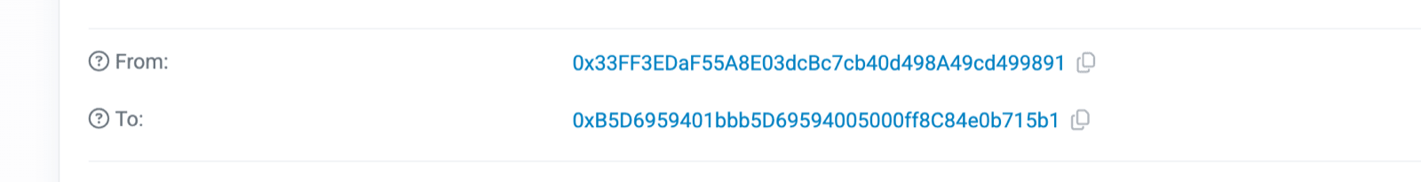 Etherscan view of the signal wallet showing repeated outbound beacon transactions.